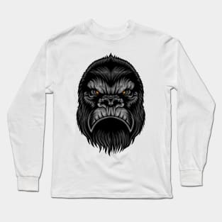 Gorilla face Long Sleeve T-Shirt